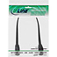 InLine® Patchkabel plat, U/FTP, Cat.8.1, TPE halogeenvrij, zwart, 0,3m