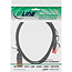 InLine® Slim Patchkabel, U/UTP, Cat.6, zwart, 1,5m