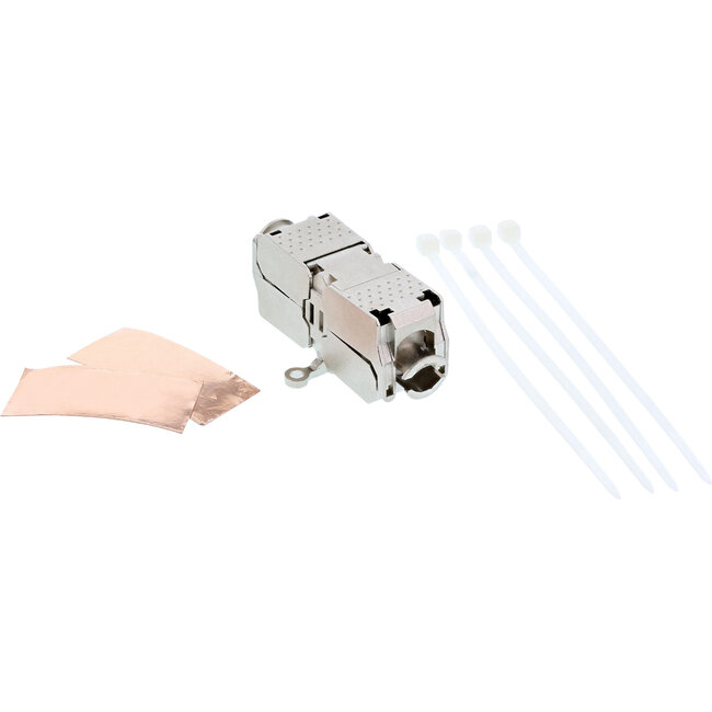 InLine® kabelconnector Cat.6A, met LSA-technologie, afgeschermd