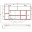 InLine® Kleine onderdelenbak, 11 compartimenten, afmetingen: 271x186x40mm