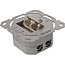 InLine® Cat.6 aansluitdoos, AP/UP 2x RJ45 female, RAL9010, wit, horizontaal