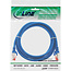 InLine® Patchkabel, S/FTP (PiMf), Cat.6, 250 MHz, PVC, CCA, blauw, 1m