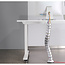 InLine® kabelgoot flexibel, verticaal voor tafels,0,80m,zilver