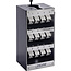 InLine® Cat.6A Keystone-box, wand/DIN-rail, STP, 12 poorten