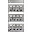 InLine® Cat.6A Keystone-box, wand/DIN-rail, STP, 12 poorten