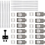 InLine® Cat.6A Keystone-box, wand/DIN-rail, STP, 12 poorten