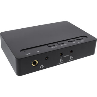 InLine InLine® USB 2.0 SoundBox 7.1, 48KHz / 16-bit, met Toslink Digital IN / OUT