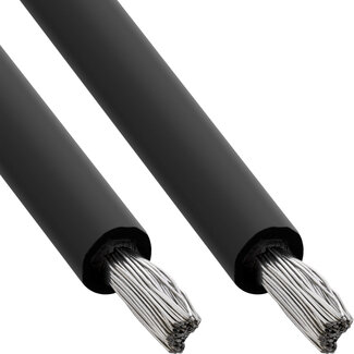 InLine InLine® Solar installatiekabel H1Z2Z2-K 4mm² zwart 100m