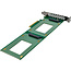 InLine® PCIe kaart naar 2x interne U.2 NVMe SFF-8639 - Bifurcatie, PCIe x8, smal
