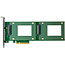 InLine® PCIe kaart naar 2x interne U.2 NVMe SFF-8639 - Bifurcatie, PCIe x8, smal