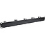InLine® 19" kabelmanagementpaneel, 5 kleine beugels, RAL9005, zwart