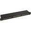 InLine® Patchpaneel Cat.5e 24-voudig, 48,26cm (19"), 1U, zwart, RAL9005