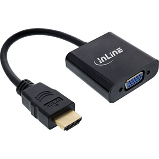 InLine InLine® Converter kabel HDMI naar VGA, met audio