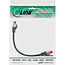 InLine® Patchkabel, S/FTP (PiMf), Cat.6, halogeenvrij, koper, zwart, 0,3m