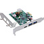 InLine® interfacekaart, 2x USB-A, 1x USB-C 3.2 Gen.1, PCIe, PD3.0, 6pin