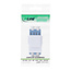 InLine® LWL Keystone snap-in koppeling wit,duplex LC/LC,SM,blauw,keramische huls
