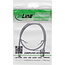 InLine® Patchkabel slim, U/FTP, Cat.8.1, TPE halogeenvrij, grijs, 0,5m