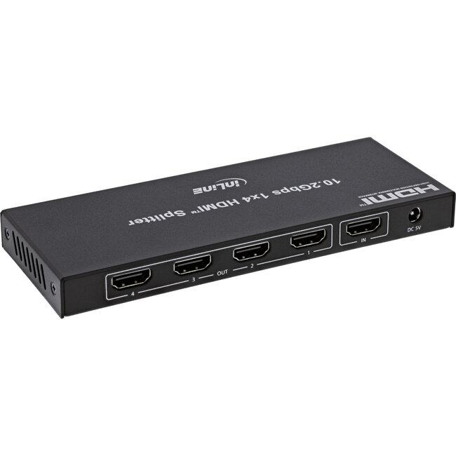 InLine® Video Splitter, 1x4, HDMI 4K/30Hz