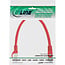 InLine® Patchkabel, F/UTP, Cat.5e, rood, 0,3m