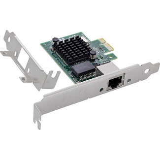 InLine InLine® Gigabit PCIe-netwerkkaart, RJ45, low-profile