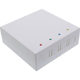 InLine InLine® FTTH lege doos voor maximaal 4x LC duplex / 4x SC simplex, opbouw 80 mm