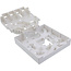 InLine® FTTH lege doos voor maximaal 4x LC duplex / 4x SC simplex, opbouw 80 mm