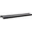 InLine® 19" patchpaneel Cat.6A 0,5 U 24-voudig, met stofbescherming, zwart