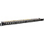 InLine® 19" patchpaneel Cat.6A 0,5 U 24-voudig, met stofbescherming, zwart