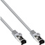 InLine® Patchkabel, S/FTP (PiMf), Cat.8.1, 2000MHz, halogeenvrij, grijs, 0,3m
