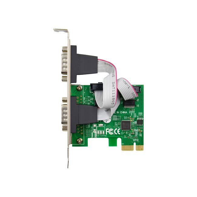 InLine® interfacekaart, 2x serieel RS-232, PCIe, AX99100, laag profiel