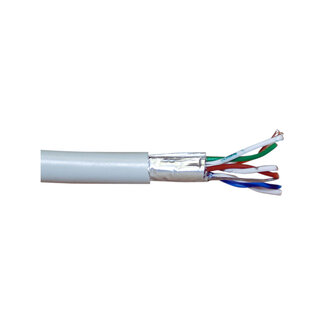 InLine InLine® Patchkabel Cat.5e, grijs, F/UTP, AWG26 CCA, PVC, 100m
