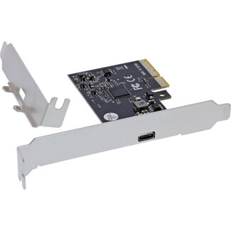 InLine InLine® interfacekaart, PCIe x4, 1x USB-C aansluiting, USB 3.2 Gen.2x2