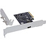 InLine® interfacekaart, PCIe x4, 1x USB-C aansluiting, USB 3.2 Gen.2x2