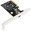 InLine® interfacekaart, PCIe x4, 1x USB-C aansluiting, USB 3.2 Gen.2x2