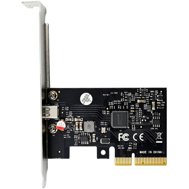 InLine® interfacekaart, PCIe x4, 1x USB-C aansluiting, USB 3.2 Gen.2x2
