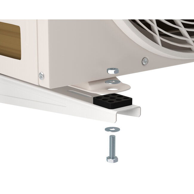 InLine® Beugel voor split-airconditioning buitenunit of warmtepomp, wit