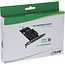 InLine® PCI Express kaart naar 2x interne NVMe M.2 Key M - Bifurcatie, PCIe x8