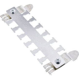 InLine InLine® kabelmanagementstrip voor montage op bovenkaprail (TS35) metaal
