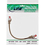 InLine® Patchkabel, S/FTP (PiMf), Cat.6, 250 MHz, PVC, koper, bruin, 0,3m