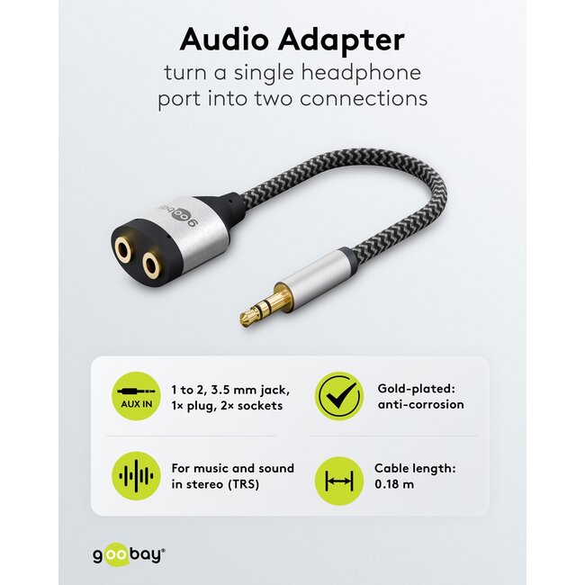 Goobay AUX Adapter 1 to 2
