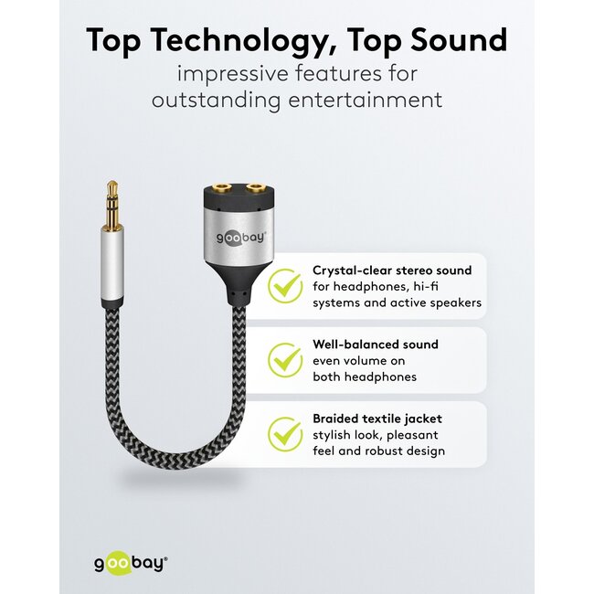 Goobay AUX Adapter 1 to 2