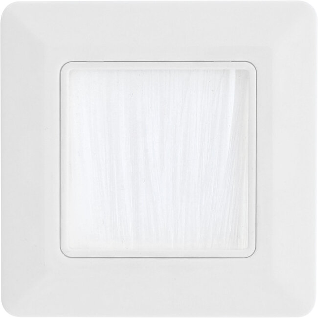 InLine® frame met borstelrooster, voor TV, wit RAL9010