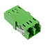 InLine® glasvezelkoppeling, duplex LC/LC, singlemode, groen, keramische huls