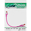 InLine® Patchkabel, S/FTP (PiMf), Cat.6, 250 MHz, PVC, koper, roze, 0,3m