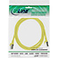 InLine® Patchkabel, F/UTP, Cat.5e, geel, 1m