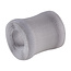 InLine® Gevlochten kabelhoes, klittenband, 1 m, 40 mm, wit