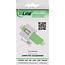 InLine® optische vezelklemkoppeling wit, duplex LC/LC, enkelvoudig, groen