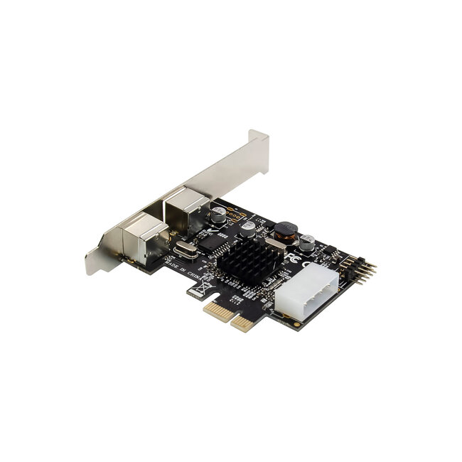 InLine® interfacekaart, 2x PS/2, PCIe, USB-aansluiting, MCS9990