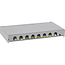 InLine® Patchpaneel Cat.6A 0,5U 8-voudig, tafel/wand/rail, grijs,stofbescherming