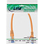 InLine® Patchkabel, S/FTP (PiMf), Cat.6A, halogeenvrij, oranje, 0,3m